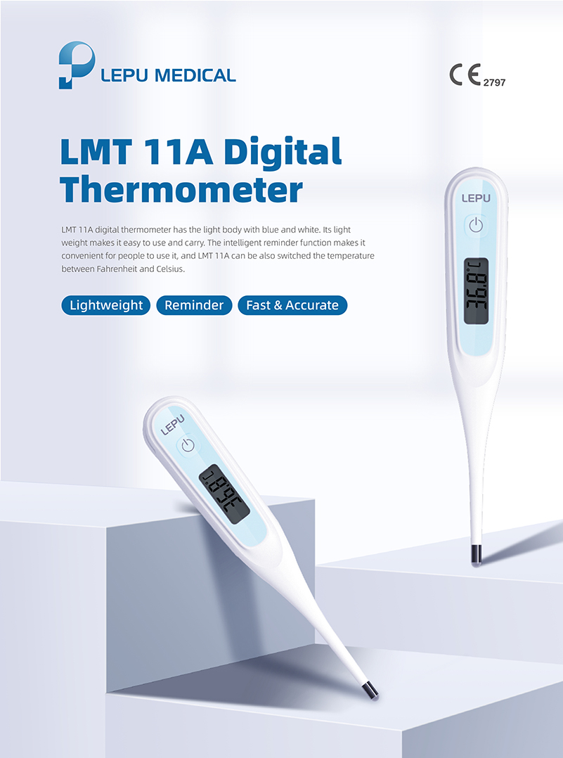 Digital Thermometer - Fast & Accurate Reading - Fahrenheit & Celsius