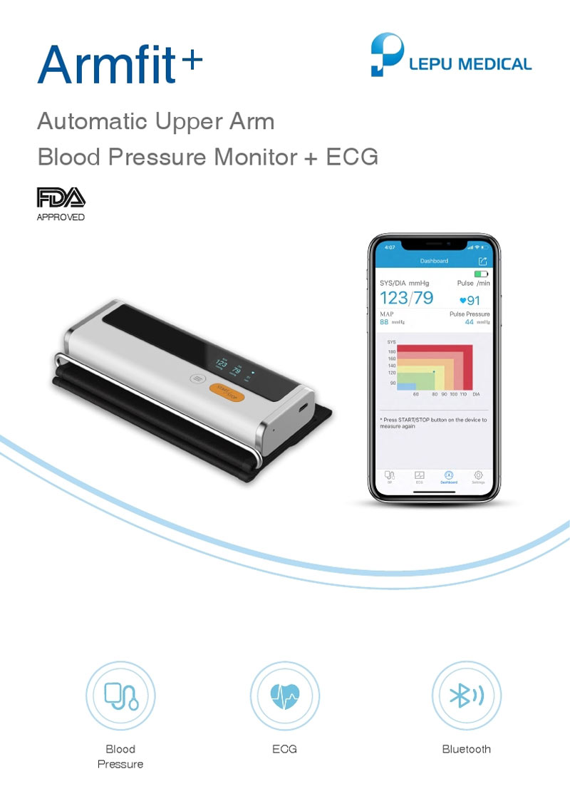 Automatic blood pressure monitor - AirBP2 - Viatom by Lepu - arm